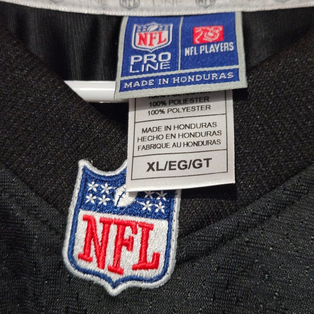 NFL Pro Line Cincinnati Bengals Blank Jersey Mens XL Black Orange Football - Picture 3 of 5